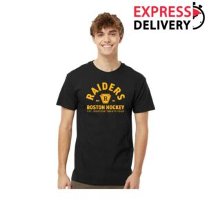 Heated Rivalry Merch Store Ilya Rozanov #8 Boston Raiders Tee