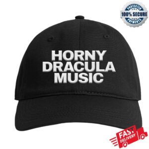 Creepercult Merch Store Horny Dracula Music Cap