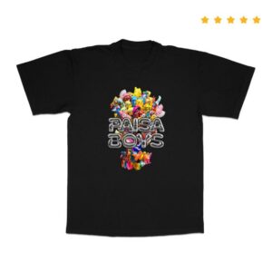 Paisaboys Merch Store Shop Globitos T-Shirt Black