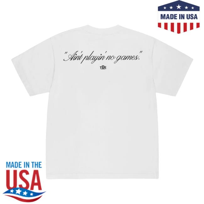 Txdxe Merch Store Shop No Games Tee White Txdxe Merch Store Shop No Games Tee White