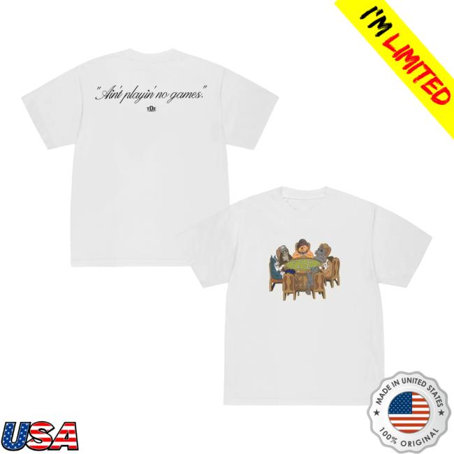 Txdxe Merch Store Shop No Games Tee White Txdxe Merch Store Shop No Games Tee White