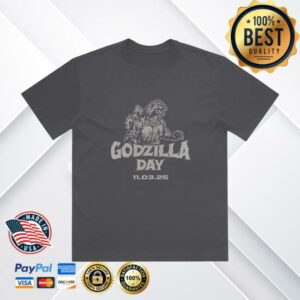 Godzilla Merch Store Godzilla Day 2025 Collector’s T-Shirt Graphite Black Variant