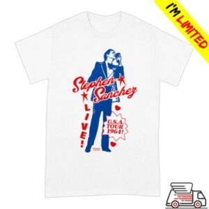 Stephen Sanchez Store Merch Live U.S.A. Tour 1964 T-Shirt