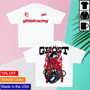 Ghost Racing Merch Store Ghost Girl Red Shirt