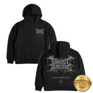 Ghost Racing Merch Store Heavy Weight Reflective Sigil Hoodie Black