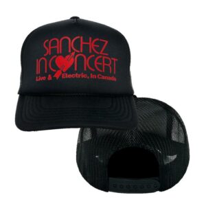 Stephen Sanchez Merch Store Sanchez In Concert Live & Electric In Canada Trucker Hat