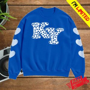 The Kentucky Shop Merch The Kentucky Heart Sleeve Sweatshirt