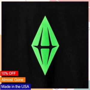 Shop The Sims Store Merch The Sims Plumbob 2.0 T-Shirt Black