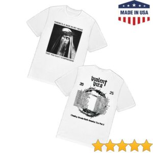 Violent Vira Merch Store Fall 2025 Tour T-Shirt