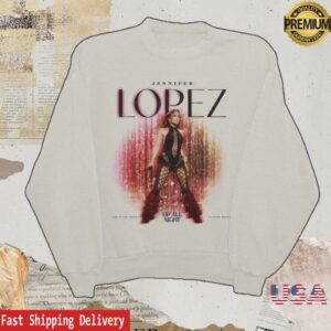 Jennifer Lopez Merch Store Up All Night Glitzy Crewneck