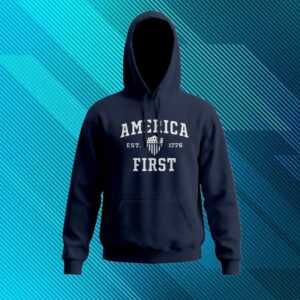 Nick Fuentes Merch Store America First Collegiate Hoodie