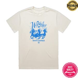 Wolf Alice Merch Store White Horses T-Shirt