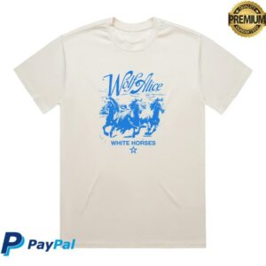Wolf Alice Merch Store Shop White Horses T-Shirt