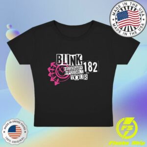 Blink182 Merch Store Shop Missionary Impossible Tour Women’s Crop T-Shirt