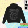 Blink182 Merch Store Shop Spray-Paint Smiley Black Zip Hoodie 1 kenny Blink182 Merch Store Shop Spray Paint Smiley Black Zip Hoodiea