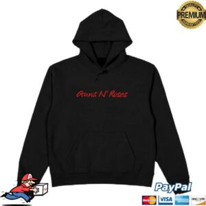 Guns N’ Roses Merch Store Shop Nothin’ Black Hoodie