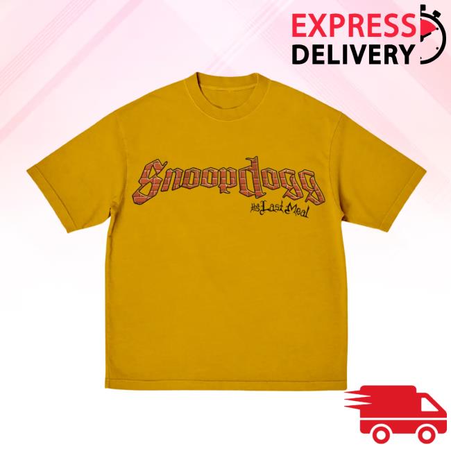 Snoop Dogg Merch Store Shop Tha Last Meal 25Th Anniversary Yellow Tee Snoop Dogg Merch Store Shop Tha Last Meal 25Th Anniversary Yellow Tee