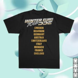 Dde Merch Garage Store Merch Winter Euro Tour Tee