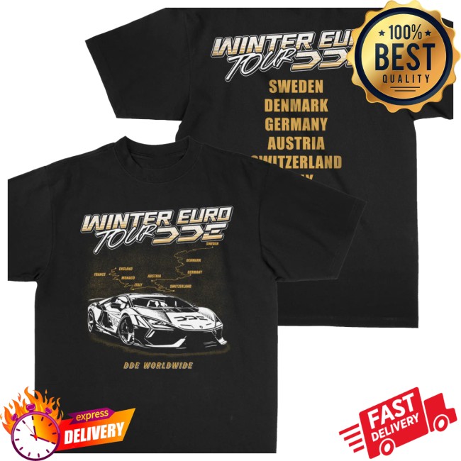 Dde Merch Garage Store Merch Winter Euro Tour Tee Dde Merch Garage Store Merch Winter Euro Tour Tee