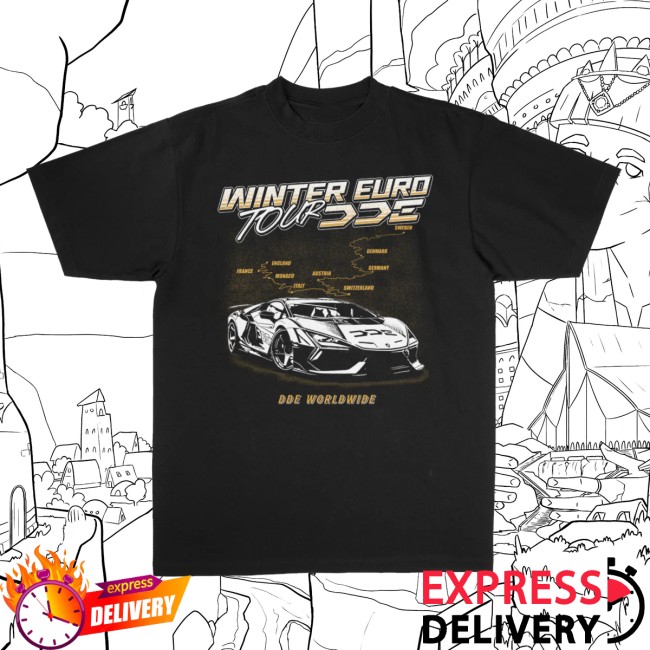 Dde Merch Garage Store Merch Winter Euro Tour Tee Dde Merch Garage Store Merch Winter Euro Tour Tee