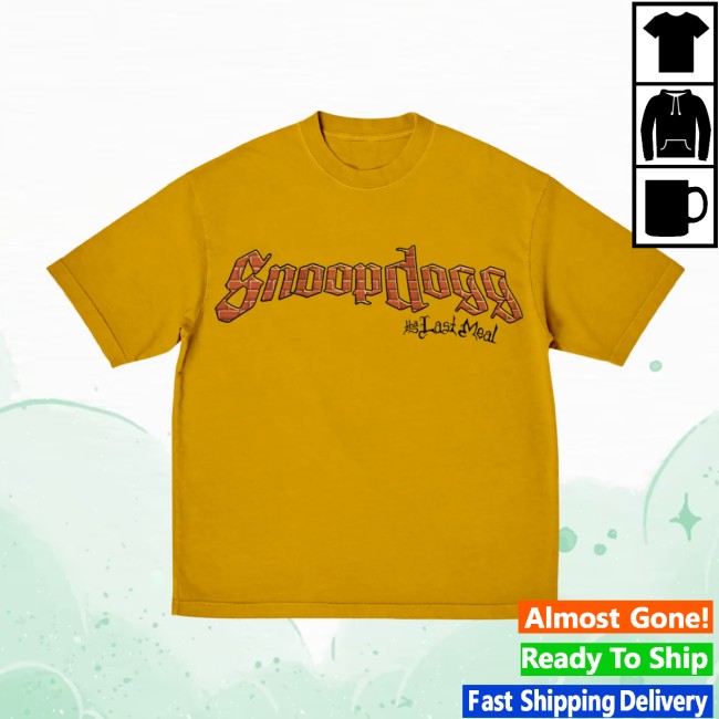 Snoop Dogg Store Merch Tha Last Meal 25Th Anniversary Yellow Tee Snoop Dogg Store Merch Tha Last Meal 25Th Anniversary Yellow Tee