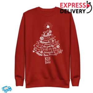 Kes The Band Merch Store Ktb Christmas Tree Lyric Sweatshirt
