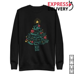 Kes The Band Merch Store Ktb Christmas Tree Lyric Sweatshirt