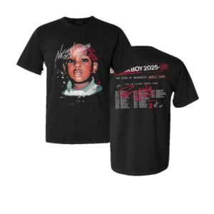 Burna Boy Merch Store Young Burna Tour T-Shirt