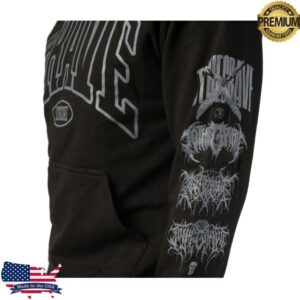 Impericon Store Merch To The Grave Grave Hoodie