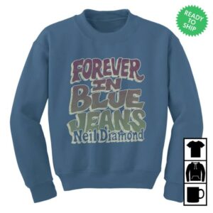 Neil Diamond Merch Store Blue Jeans Crewneck