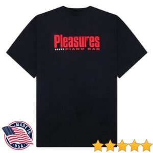 Pleasures Store Merch Piano Bar T-Shirt Black