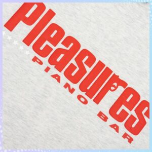 Pleasures Store Merch Piano Bar T-Shirt Heather Grey