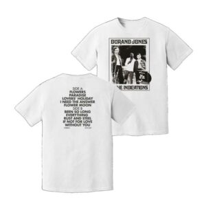 Durand Jones And The Indications Merch Store Flowers Album Tee White