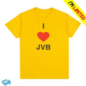 Jvb Store Merch Yellow I Love Jvb Tee