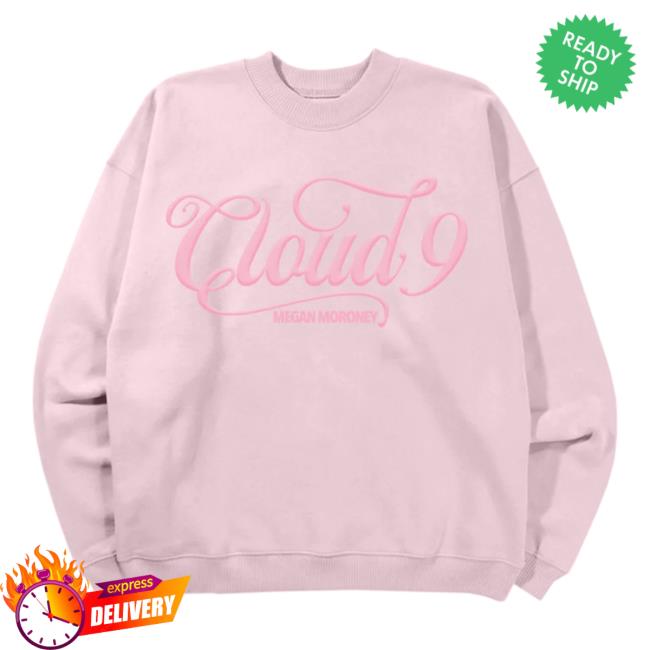 Megan Moroney Merch Store Cloud 9 Pink Crewneck Megan Moroney Merch Store Cloud 9 Pink Crewneck