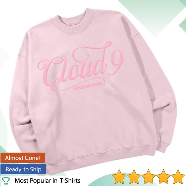 Megan Moroney Merch Store Cloud 9 Pink Crewneck Megan Moroney Merch Store Cloud 9 Pink Crewneck