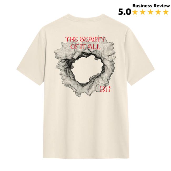 Monolink Merch Store The Beauty Of It All Tee Off-White Monolink Merch Store The Beauty Of It All Tee Off-White