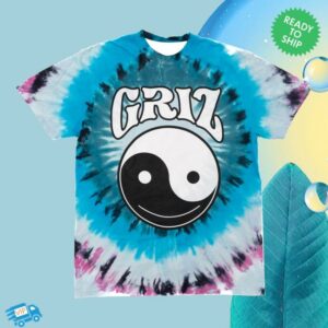Griz Merch Store Griz Yingyang Ice Burst Dye Tee