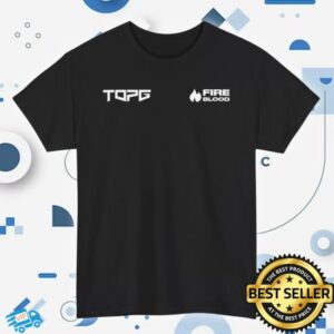 Topg Merch Store Top G Fight Team X Fireblood Tee Black
