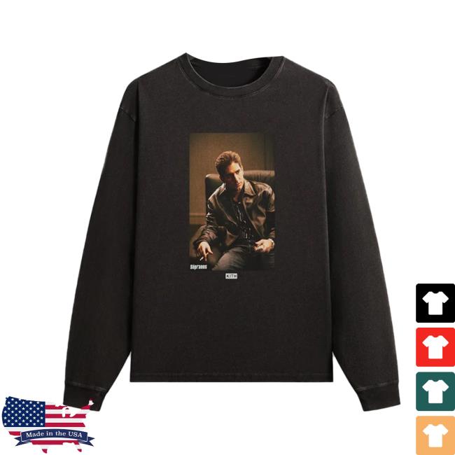 Kith Merch Store Kith For The Sopranos Christopher Vintage Long Sleeve Tee
