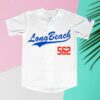 kenny long beach clothing co store merch long beach adult white baseball jersey