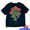 kenny long beach clothing co store merch roses womens black boxy t shirt