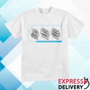 Late Night Drive Home Store Merch Wire T-Shirt White