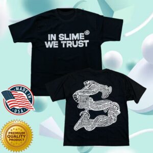 Slimetoclothing Merch Store In Slime We Trust Black & White