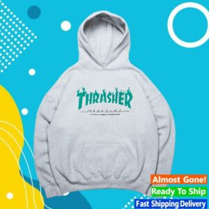 Bloody Sunday Merch Store Thrasher Hoodie Heather Grey