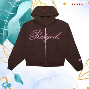 Stray Rats Merch Store Ratgirl Script Zip Hoodie
