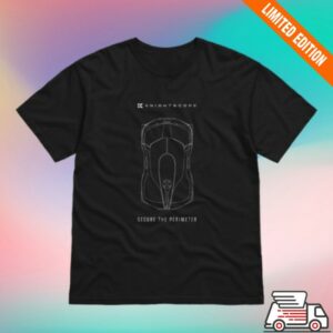 Knightscope Store Merch K7 Secure The Perimeter Knightscope Edition Top View Tee