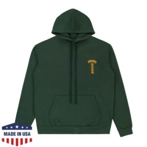 Grandeur Style Store Merch T Bar Sweatshirt Green Gold/Yellow
