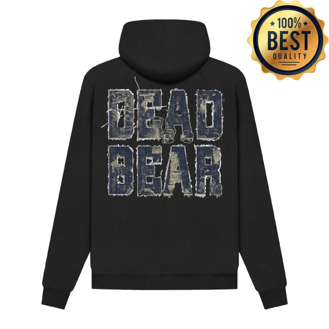 Crepdogcrew Store Merch Deadbear Fake Denim Hoodie Black Crepdogcrew Store Merch Deadbear Fake Denim Hoodie Black