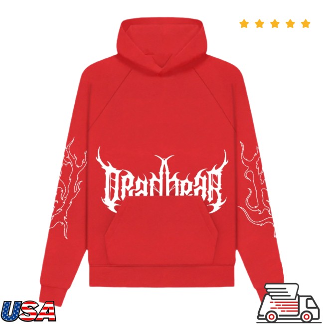 Crepdogcrew Store Merch Deadbear Flames Hoodie Red Crepdogcrew Store Merch Deadbear Flames Hoodie Red